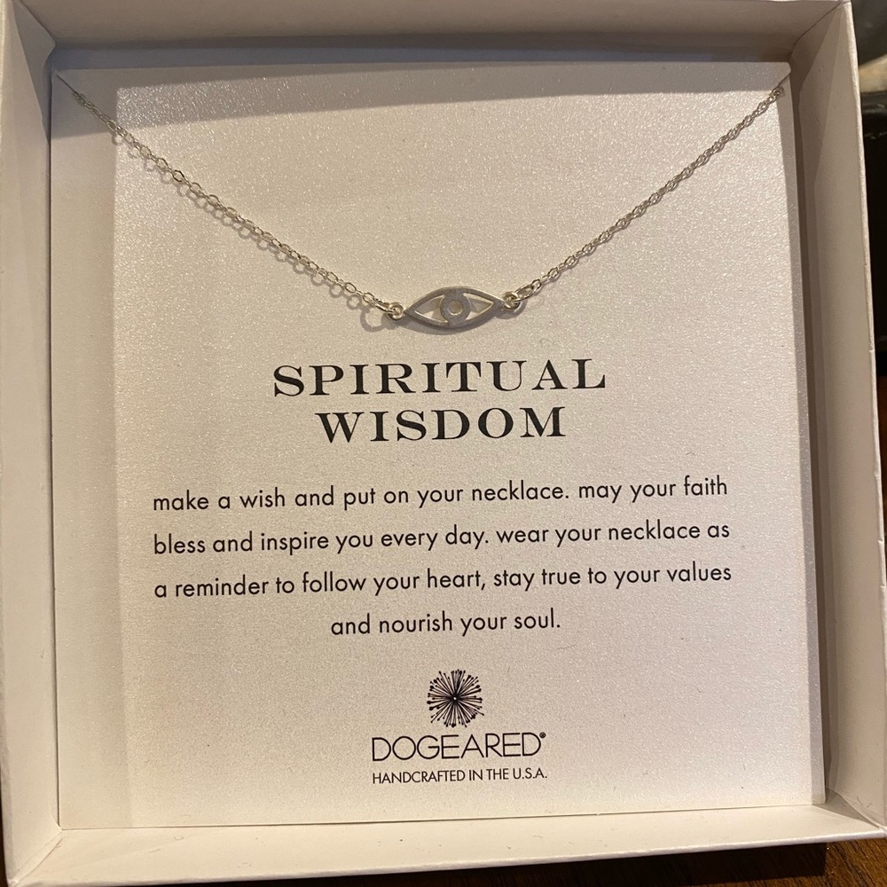 sterling silver Dogeared necklace.